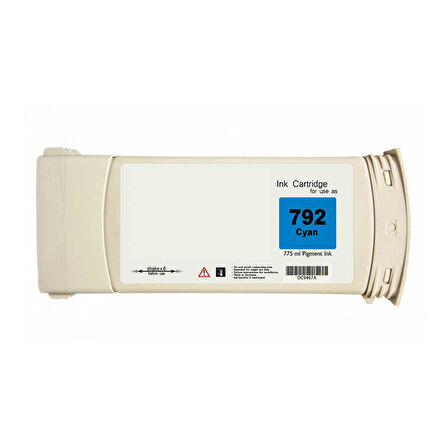 Hp 792-CN706A Mavi Muadil Lateks Kartuşu