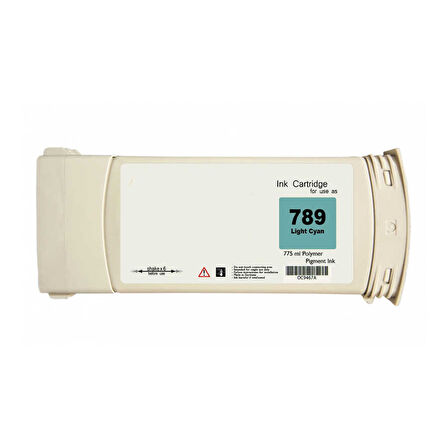 Hp 789-CH619A Açık Mavi Muadil Lateks Kartuşu