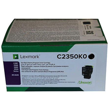 Lexmark C2425-C2350K0 Siyah Orijinal Toner