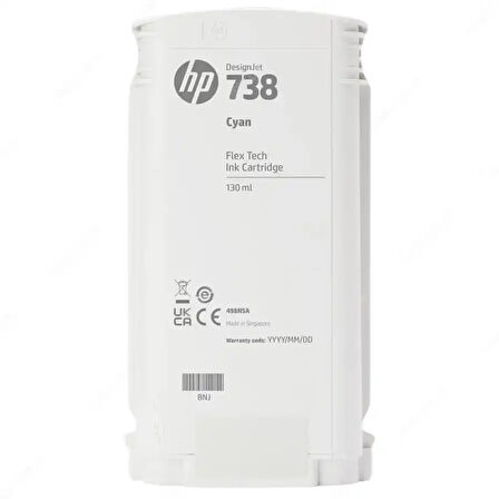 Hp 738-498N5A Mavi Muadil Kartuş
