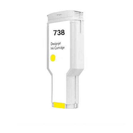 Hp 738-676M8A Sarı Yüksek Kapasiteli Muadil Kartuş