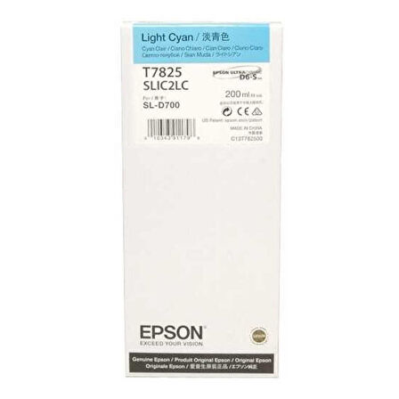 Epson Surelab T7825 Açık Mavi Orijinal Kartuş- C Grade