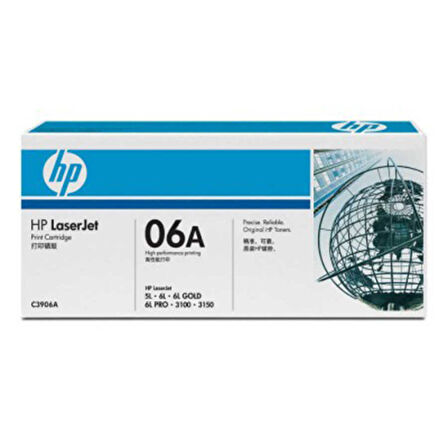 Hp 06A-C3906A Siyah Orijinal Toner- Mavi Kutu (B Grade)