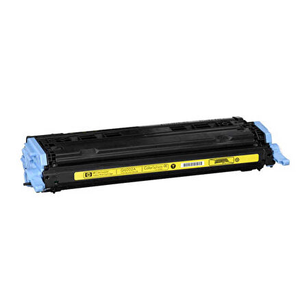 Hp 124A-Q6002A Sarı Orijinal Toner- Mavi Kutu