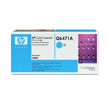 Hp 502A-Q6471A Mavi Orijinal Toner- Mavi Kutu