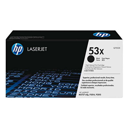 Hp 53X-Q7553X Siyah Orijinal Toner Yüksek Kapasiteli (B Grade)