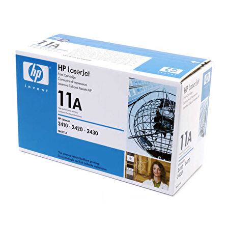 Hp 11A-Q6511A Siyah Orijinal Toner- Mavi Kutu
