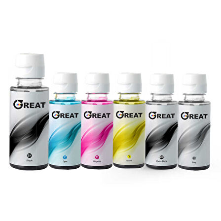 Epson 108 6 Renk Muadil Mürekkep Paketi