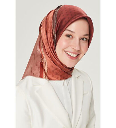 Armine Nostalji Sura İpek 8519-86 Somon Karışık Desen