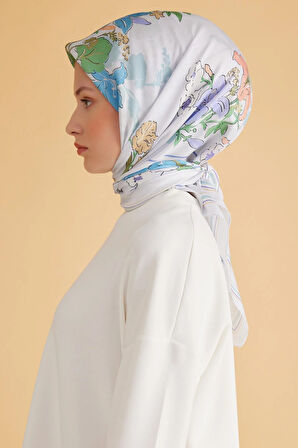 Belli Fresh Pure Eşarp 1-15 Açık Gri Karışık Desen 49977