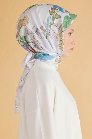 Belli Fresh Pure Eşarp 1-15 Açık Gri Karışık Desen 49977