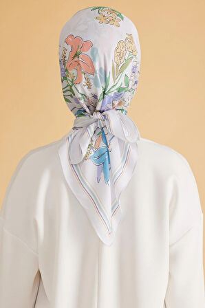 Belli Fresh Pure Eşarp 1-15 Açık Gri Karışık Desen 49977