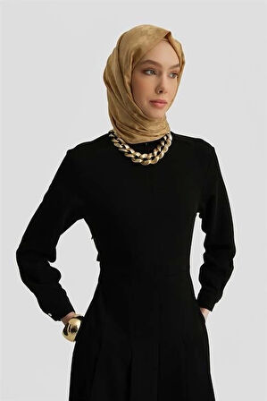 Armine Elbise 25Y9018 Siyah