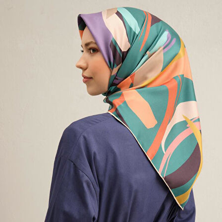 Armine E25YA9328D02 37 Dj Saf İpek Eşarp 9328D (T)