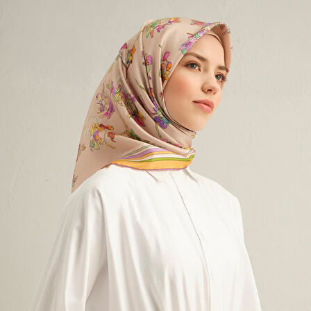 Armine E25YA9316D02 31 Dj Saf İpek Eşarp 9316D (T)