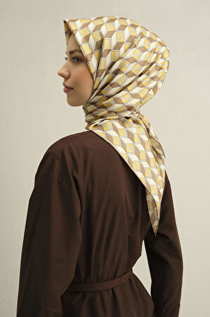 Armine E25YA9309D02 33 Dj Saf İpek Eşarp 9309D (T)