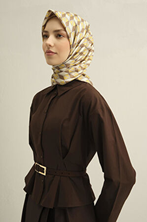 Armine E25YA9309D02 33 Dj Saf İpek Eşarp 9309D (T)