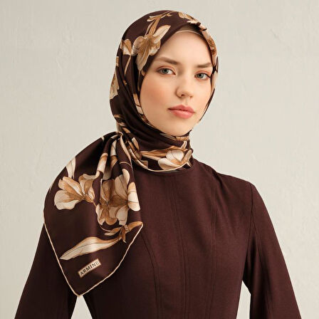 Armine E25YA9324D02 52 Dj Saf İpek Eşarp 9324D (T)