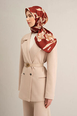 Armine E25YA9324D02 57 Dj Saf İpek Eşarp 9324D (T)