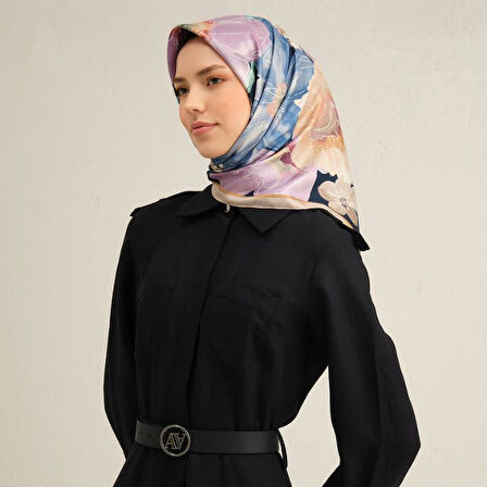 Armine E25YA9318D02 05 Dj Saf İpek Eşarp 9318D (T)