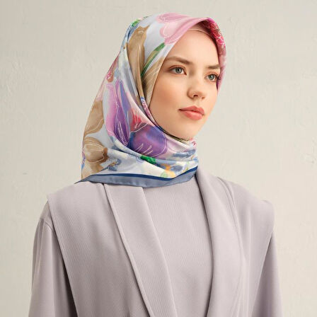 Armine E25YA9318D02 31 Dj Saf İpek Eşarp 9318D (T)