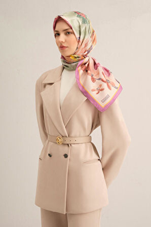 Armine E25YA9318D02 32 Dj Saf İpek Eşarp 9318D (T)