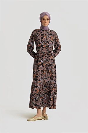 Armine Trend Elbise 25YT909 MOR