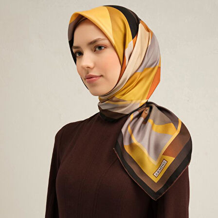 Armine E25YA9331D01 57 Dj Saf İpek Eşarp 9331D (T)