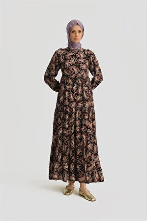Armine Trend  Elbise 25YT914 Siyah