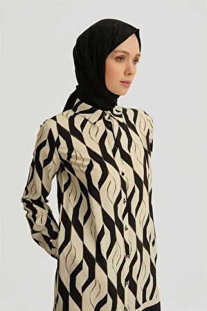 Armine Trend Takım 25YT601 Siyah - Beyaz