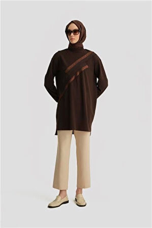 Armine Trend Tunik 24KT418 Kahverengi