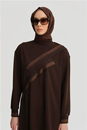 Armine Trend Tunik 24KT418 Kahverengi