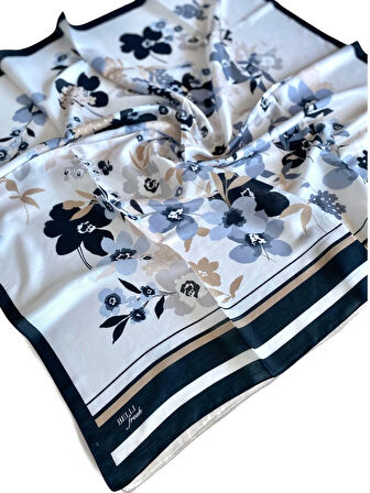 Belli Fresh Nova Eşarp 1011-15 Krem Karışık Desen 49754