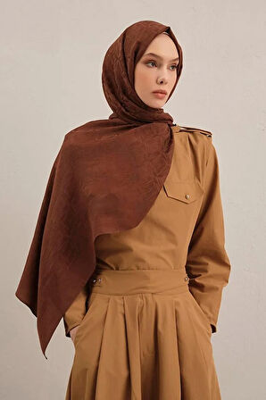 Lyocell Naia Kare Monogram Şal 6