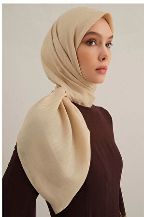 Armine Lyocell Eşarp 3-64 Krem Desenli 47360
