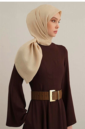 Armine Lyocell Eşarp 3-64 Krem Desenli 47360
