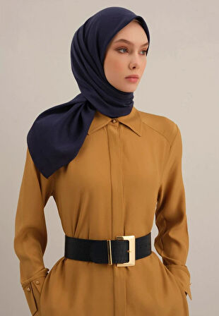 Armine B.Lyocell Eşarp 02 Koyu Mavi 47362