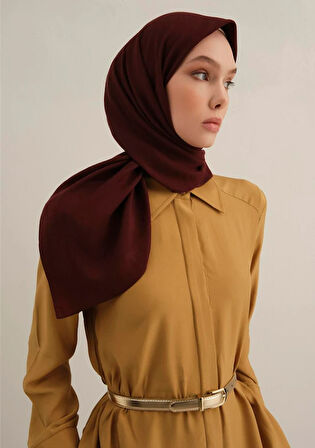 Armine B.Lyocell Eşarp 32 Bordo 47367