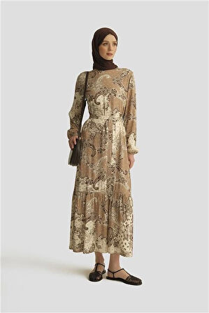 Armine Trend Elbise 25YT928 Şaldesen