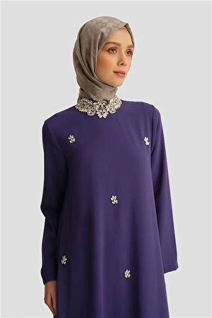 Armine Trend Elbise 25YT905 Morcivert
