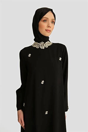 Armine Trend Elbise 25YT905 Siyah