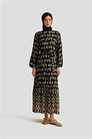 Armine Trend Elbise 25YT928 Siyah