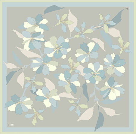 Saf İpek Eşarp 4100D (Twill İpek)