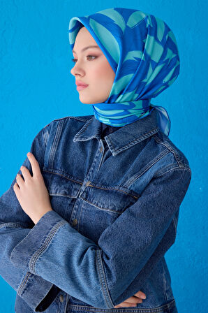 Saf İpek Eşarp 4123D (Twill İpek) -54