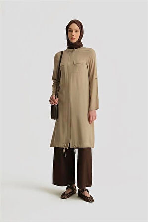 Armine İki Cepli Tunik 25YH4217 Bej