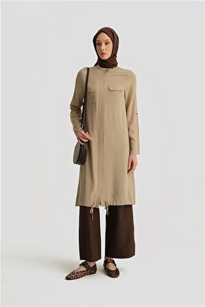 Armine İki Cepli Tunik 25YH4217 Bej