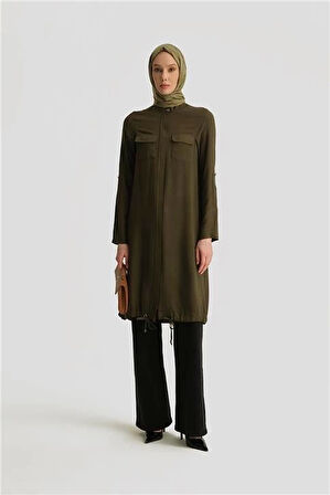 Armine İki Cepli Tunik 25YH4217 Haki