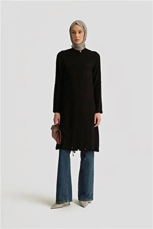 Armine İki Cepli Tunik 25YH4217 Siyah