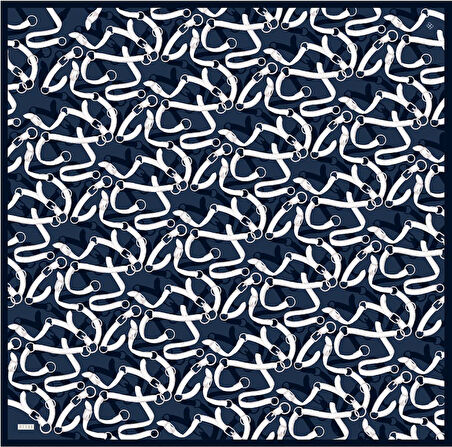 Saf İpek Eşarp 4125D02( Twill İpek) -0455