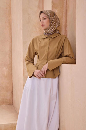 Belli Tivil Saf İpek Eşarp 4124-36 Gri Karışık Desen 